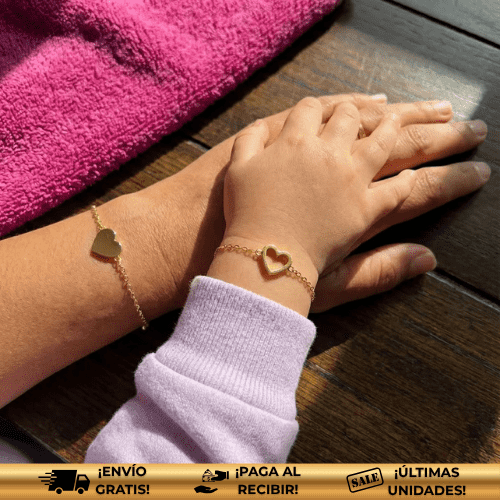 Conectad@s® | Pulsera de conexión real con tu hij@