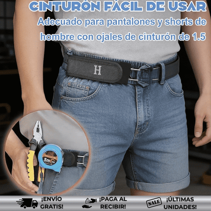 BeltPro® x2 unds | Cinturón elástico sin hebilla para ajuste cómodo y rápido