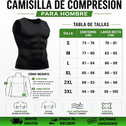 CamiFit™ | Camisilla de compresión para ocultar la barriga ¡OFERTA 2X1!