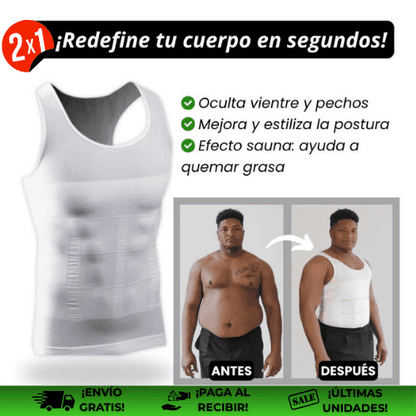 CamiFit™ | Camisilla de compresión para ocultar la barriga ¡OFERTA 2X1!