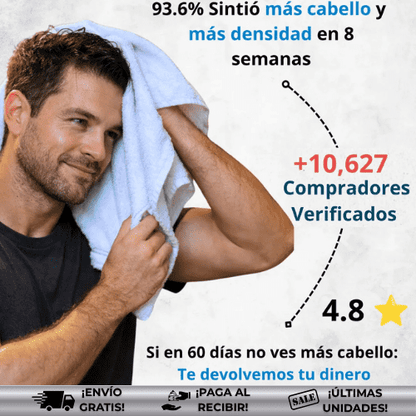 OmHair® | Tratamiento eficaz para caída del cabello ¡OFERTA 2x1!