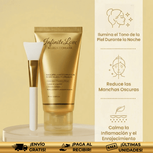 LUMIMASK™ | Mascarilla coreana nocturna para manchas, melasma y brillo Instantáneo