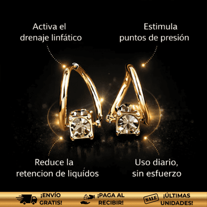 Aretes ZenEar® | Drena la hinchazón sin dieta ni rutina